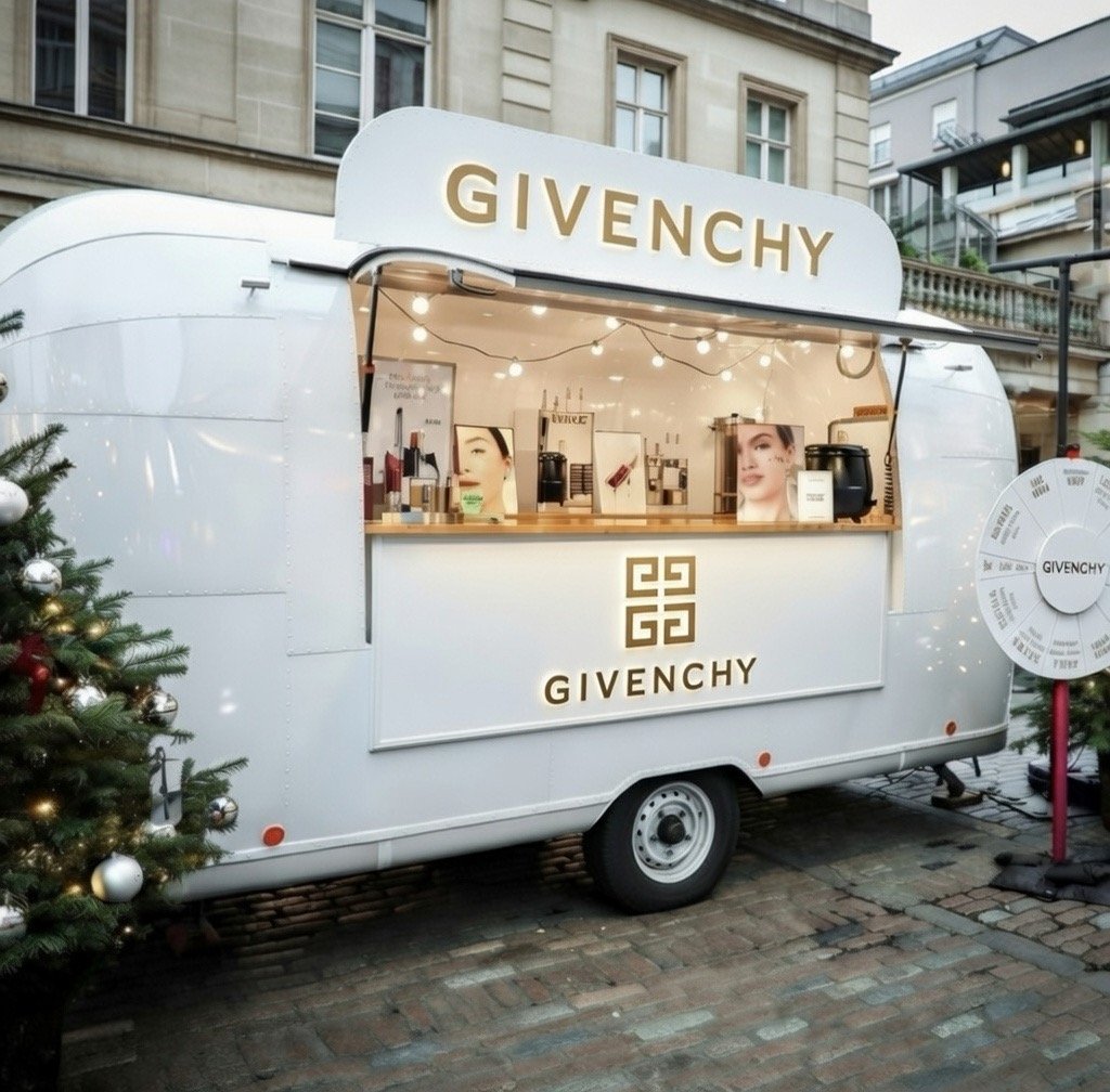 Givenchy Airstream beauty activation